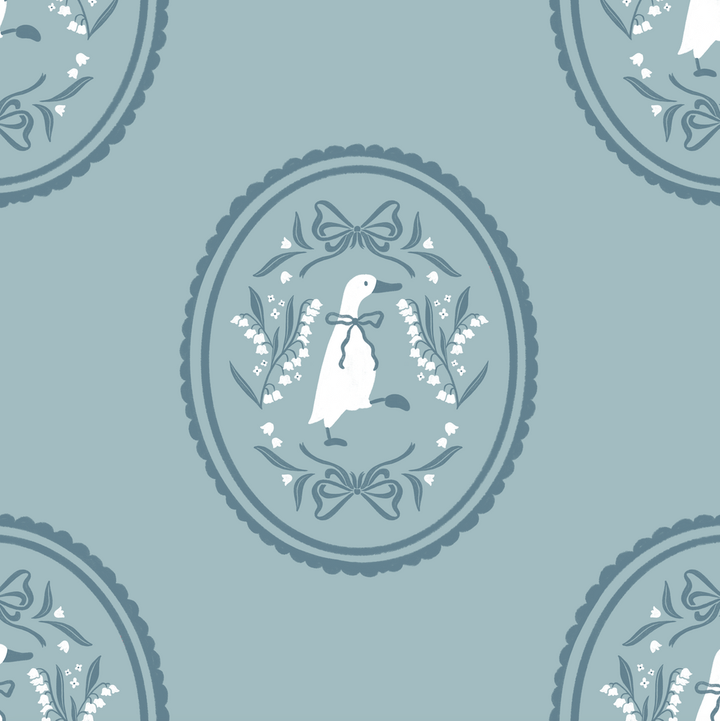 Gemima Vintage-Inspired Cottagecore Removable Wallpaper