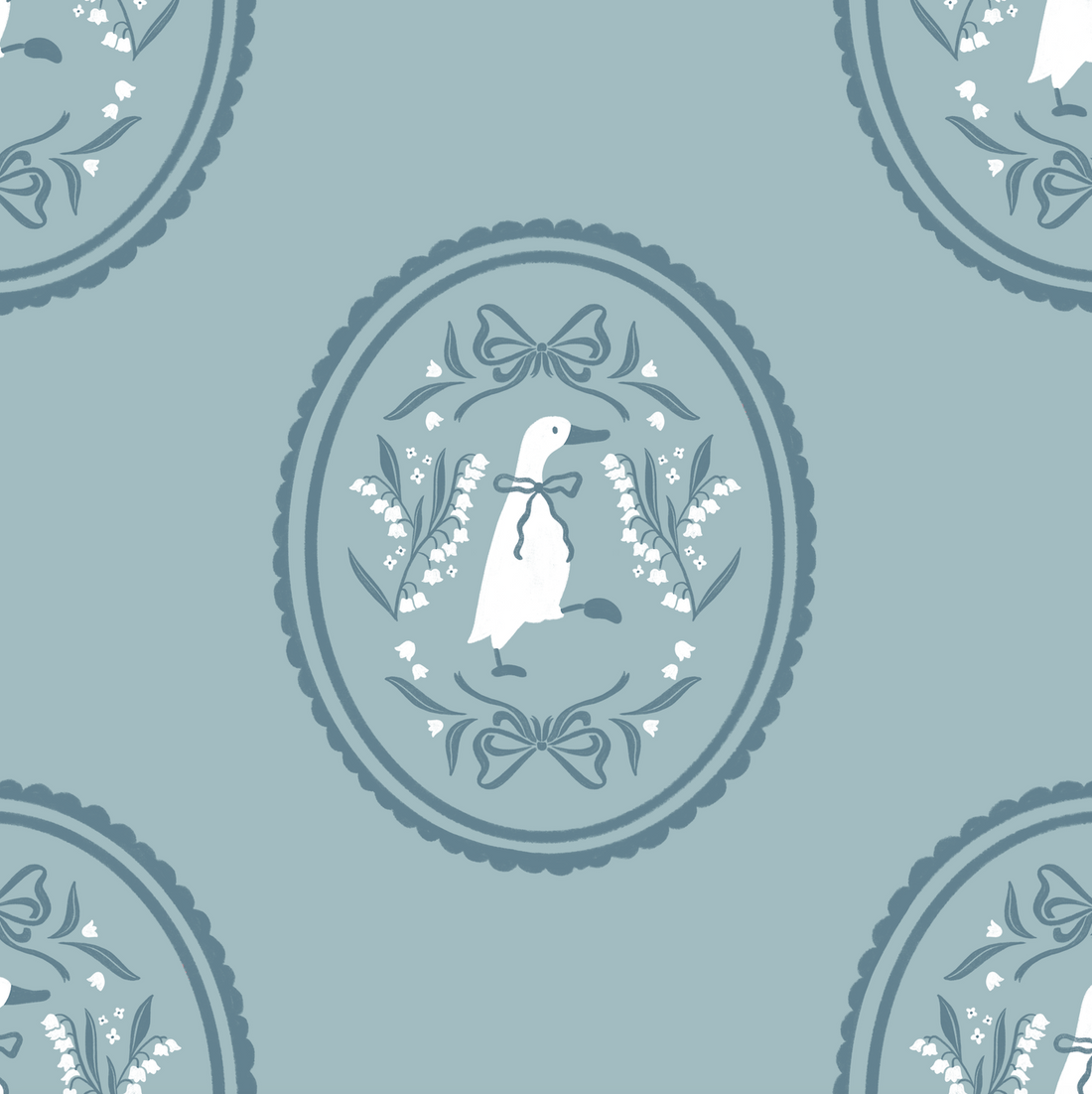 Gemima Vintage-Inspired Cottagecore Removable Wallpaper