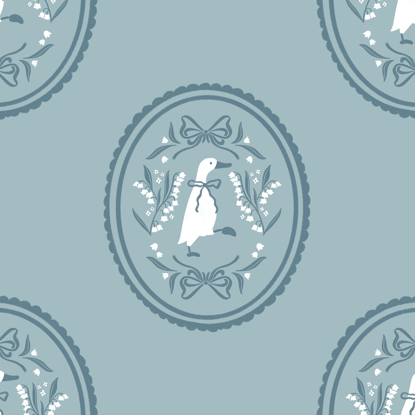 Gemima Vintage-Inspired Cottagecore Removable Wallpaper