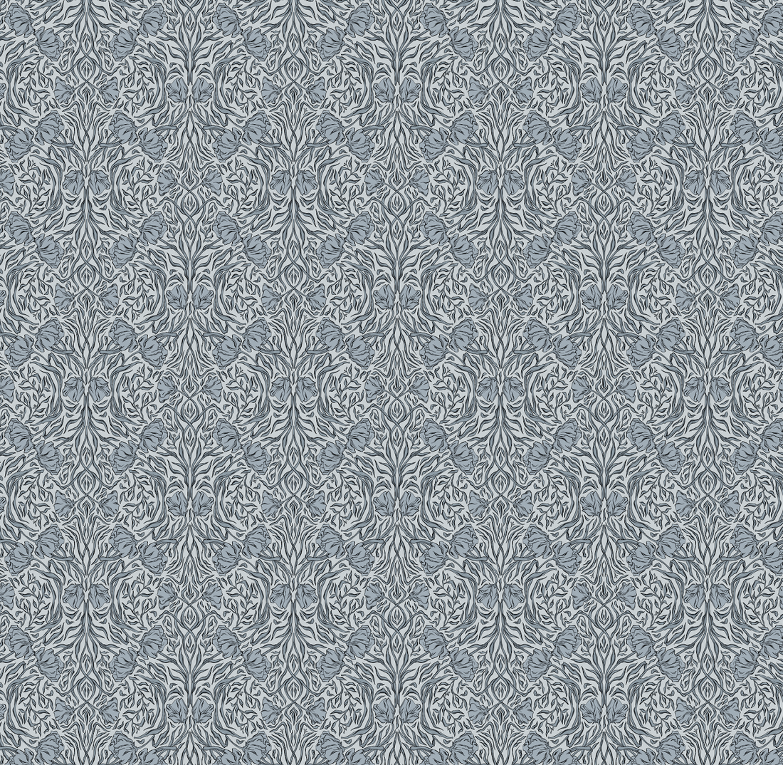 Amberly Floral Wallpaper: Traditional Botanical Green & Cream