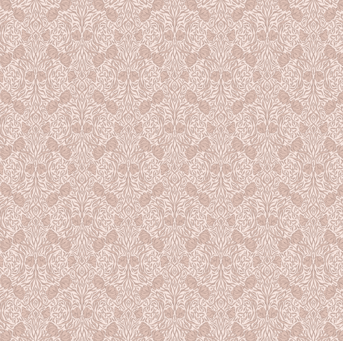 Amberly Floral Wallpaper: Traditional Botanical Green & Cream