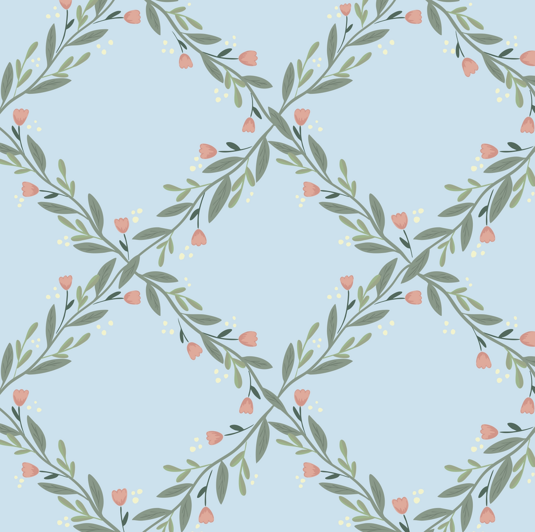 Nyla Removable Peel and Stick Wallpaper by Jackie Jean Design