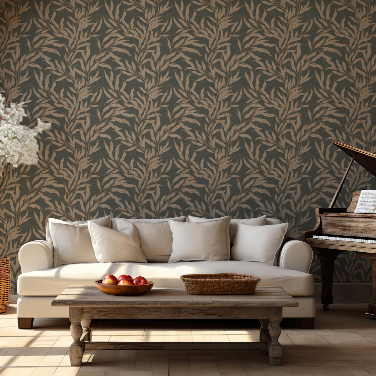 Oaks Removable Peel and Stick Wallpaper by Taddy Mikelaites