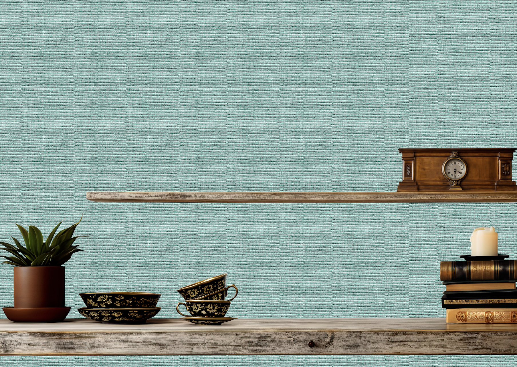 Classic Texture Grasscloth Peel and Stick Wallpaper