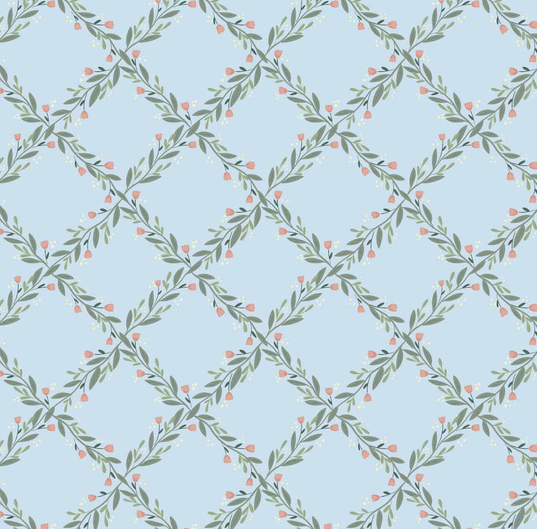 Nyla Removable Peel and Stick Wallpaper by Jackie Jean Design