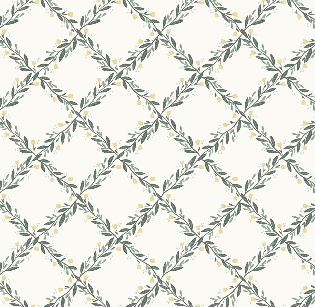 Nyla Removable Peel and Stick Wallpaper by Jackie Jean Design