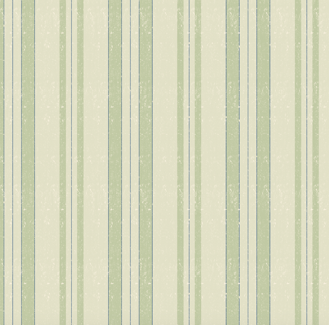 Joey Striped Removable Wallpaper in Light Blue & Cream