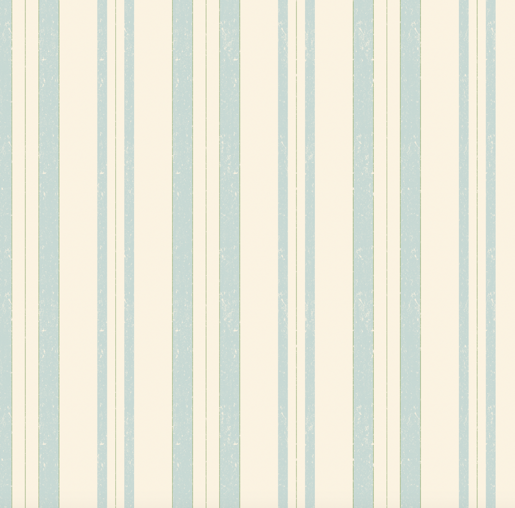 Joey Striped Removable Wallpaper in Light Blue & Cream