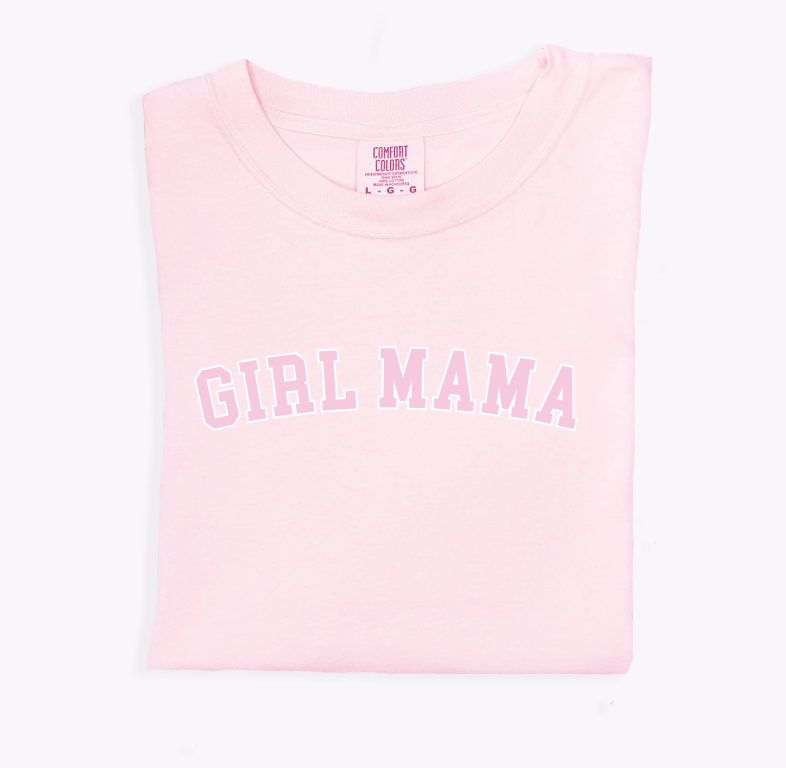 Girl Mama Varsity Graphic T-Shirt