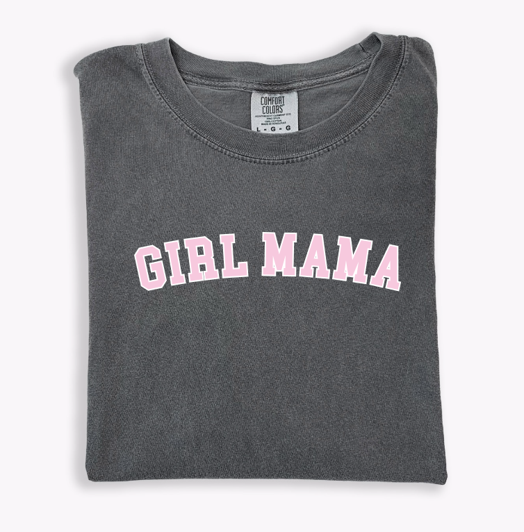 Girl Mama Varsity Graphic T-Shirt