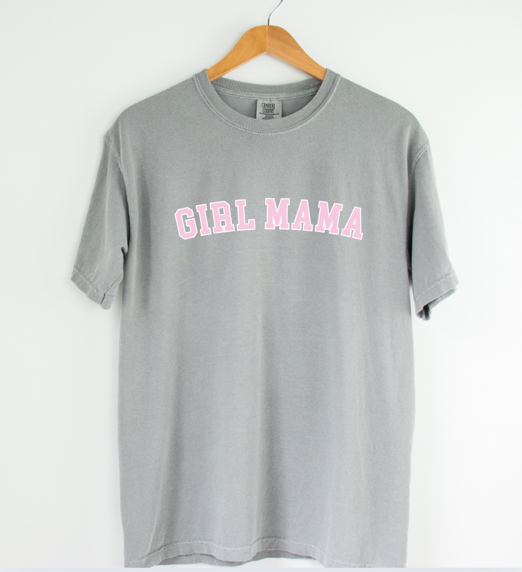 Girl Mama Varsity Graphic T-Shirt