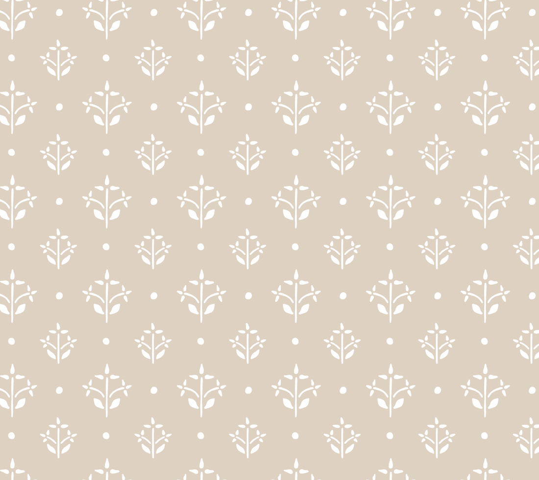 Esme Coastal Floral Removable Wallpaper - Blue White and Lavender