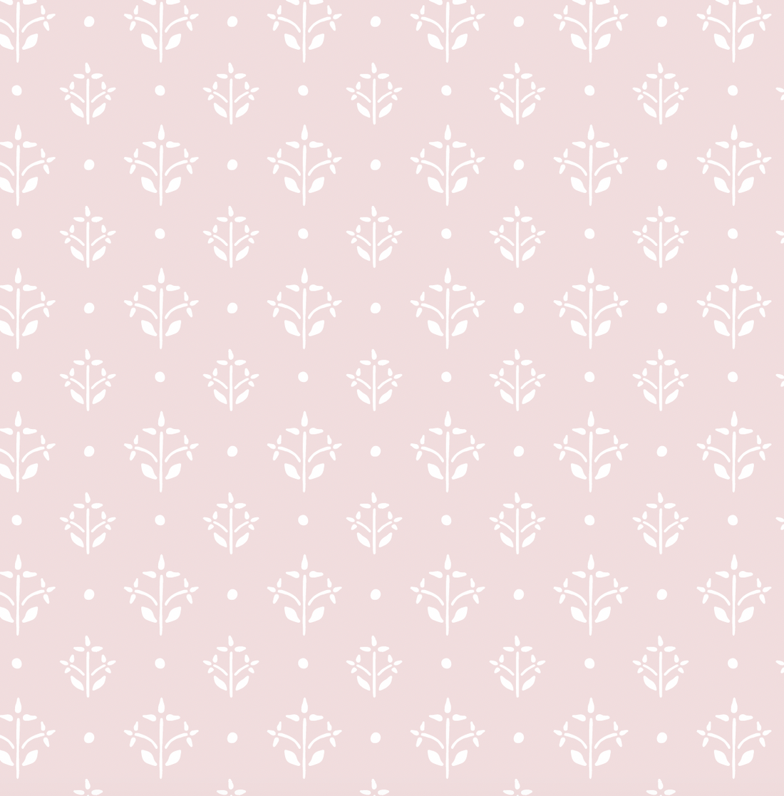 Esme Coastal Floral Removable Wallpaper - Blue White and Lavender