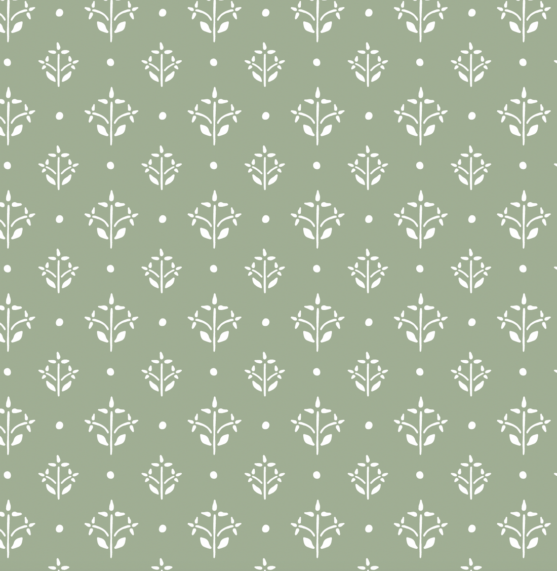Esme Coastal Floral Removable Wallpaper - Blue White and Lavender