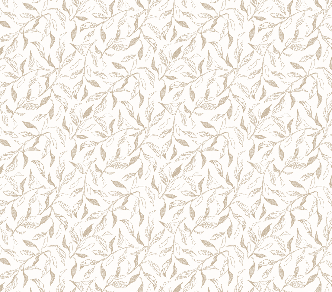 Swift Patterned Wallpaper in Green, Blue and Taupe
