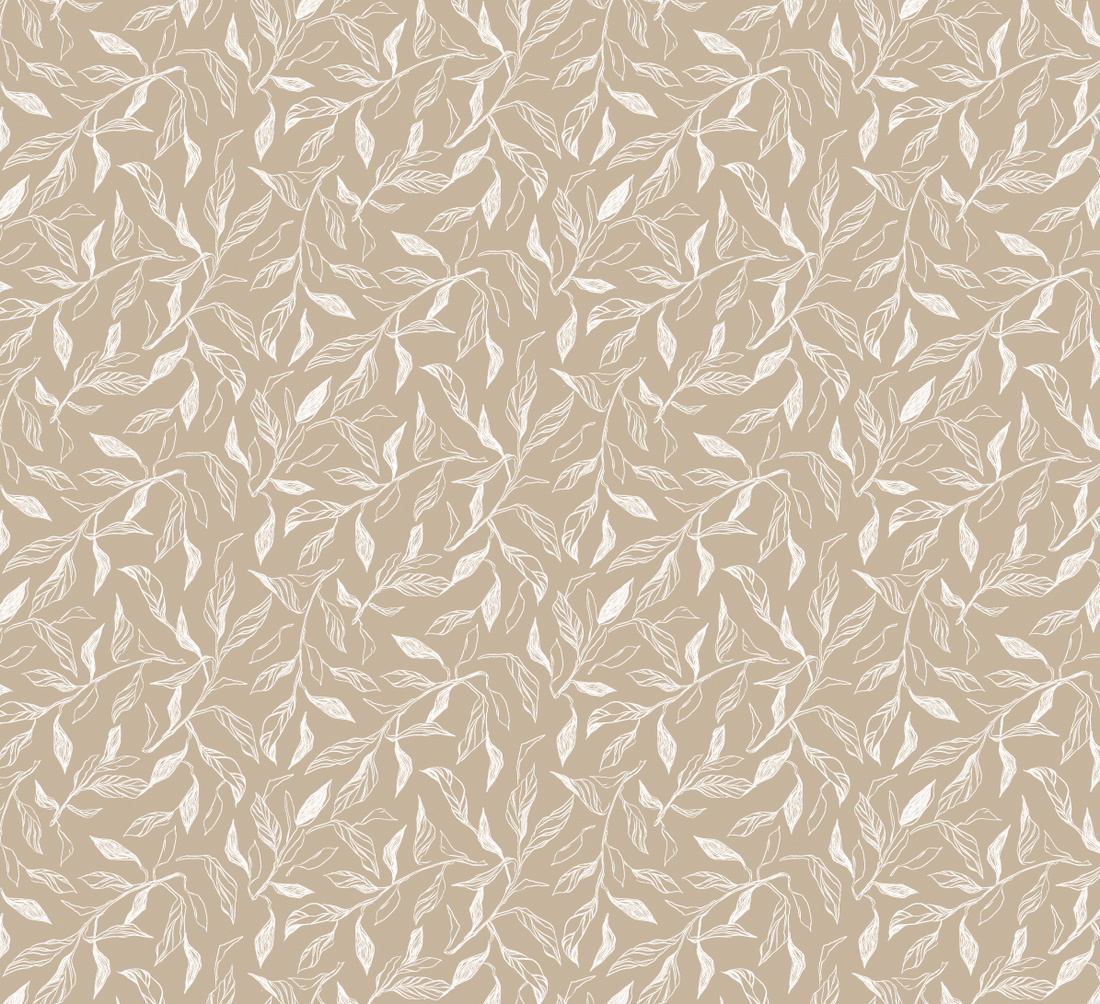 Swift Patterned Wallpaper in Green, Blue and Taupe