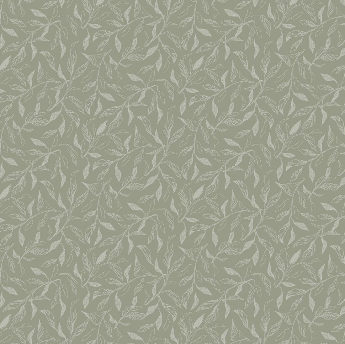 Swift Patterned Wallpaper in Green, Blue and Taupe