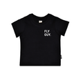 Fly Guy. Unisex Kids Streetwear Graphic Tee in Beige or Black