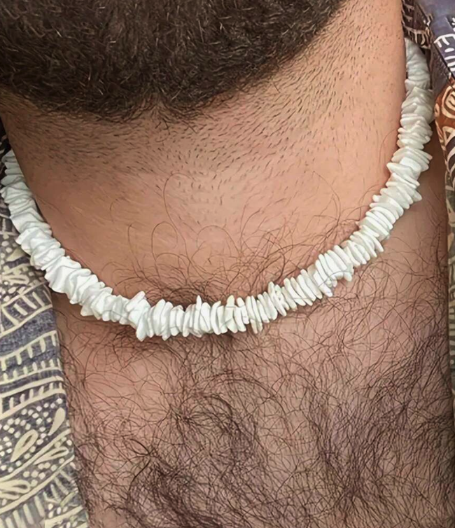 White Puka Shell Chakra Necklace – Zen-Inspired Natural Shell Jewelry