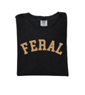 FERAL Adult Unisex Tee made of soft ringspun cotton in a standard crew neck fit.