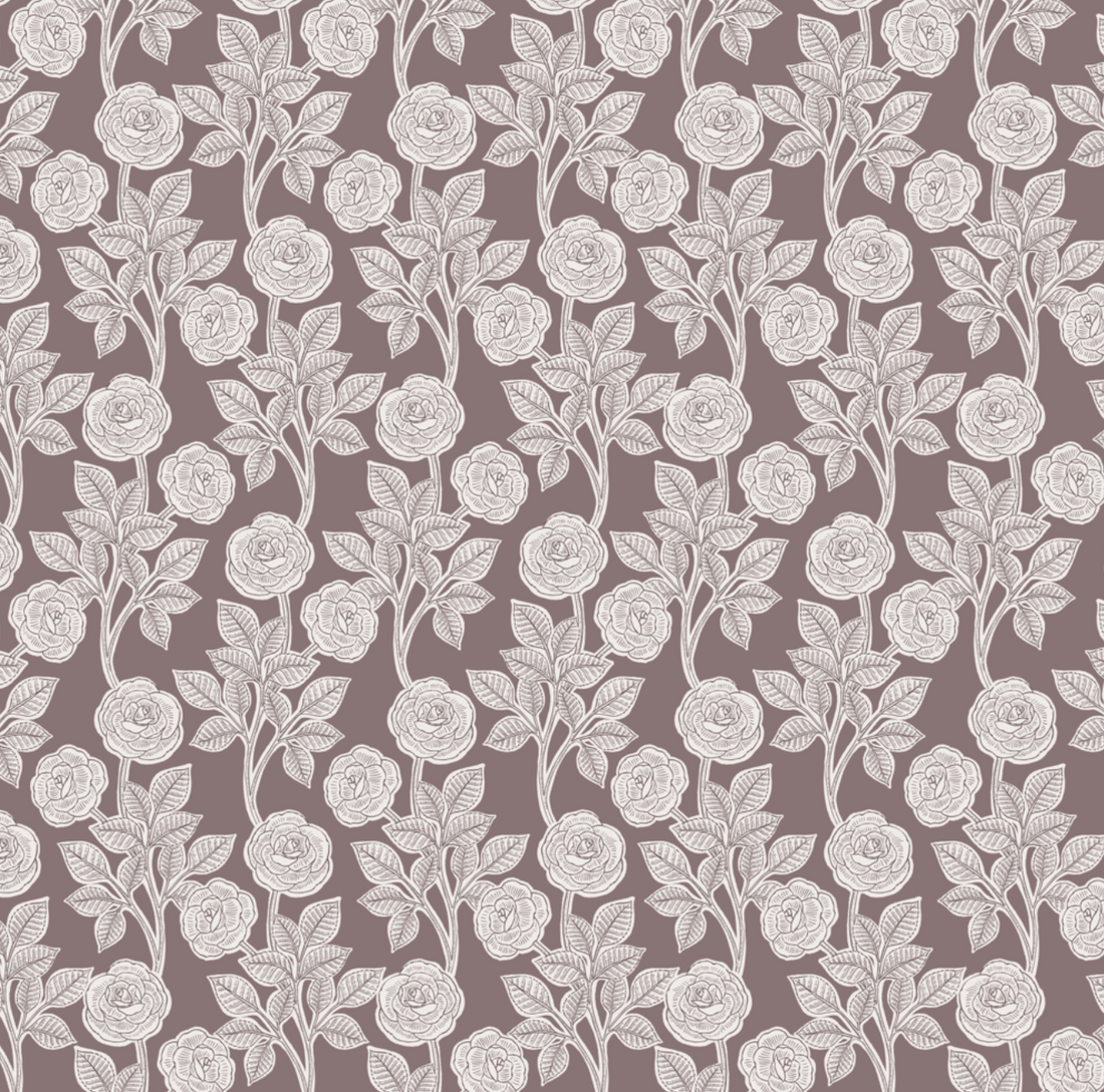 Mulberry Peel and Stick Removable Wallpaper by Gooseberry Moon