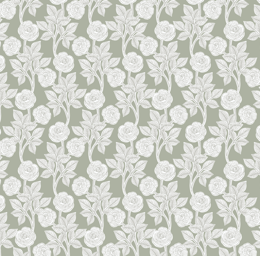 Mulberry Peel and Stick Removable Wallpaper by Gooseberry Moon