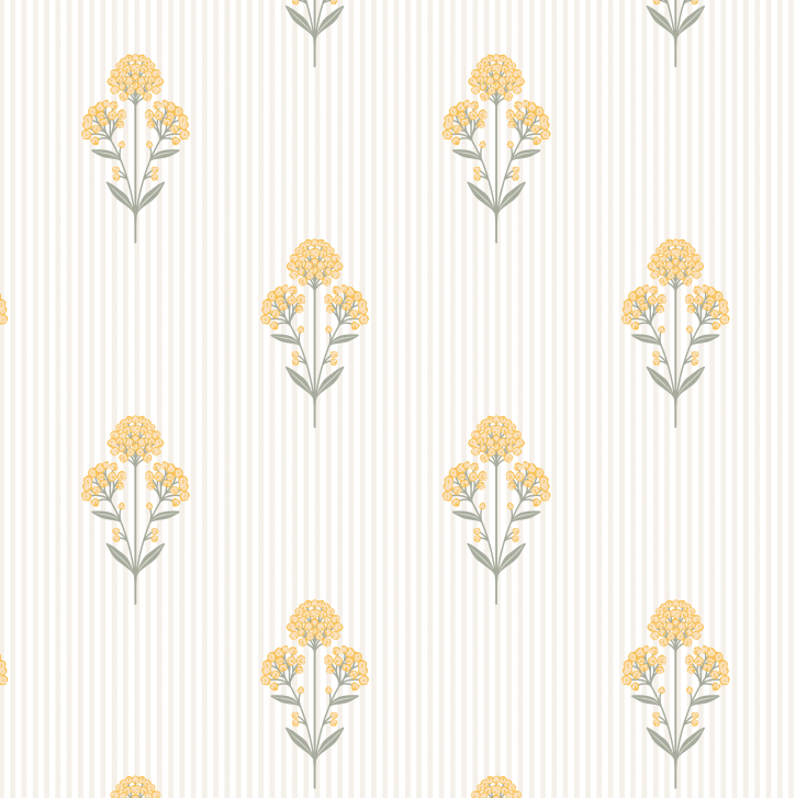 Susannah Floral Peel and Stick Wallpaper in Cream, Pink, and Sage