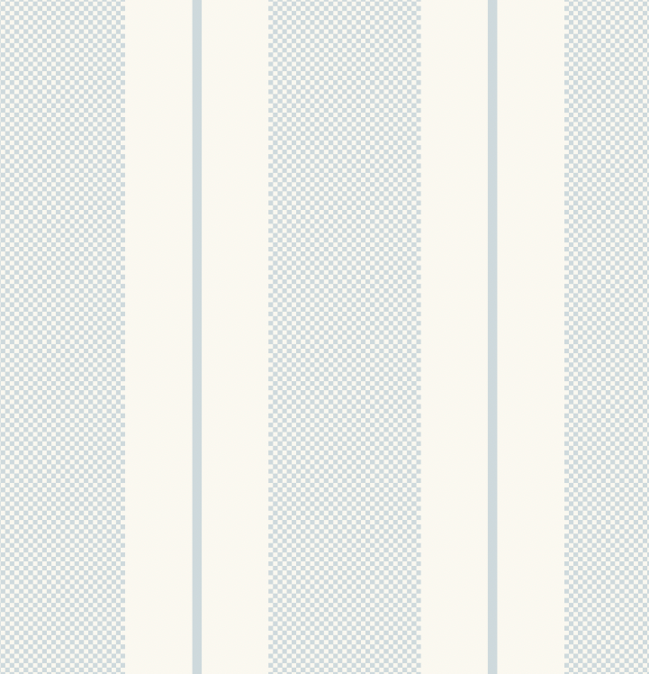 Remington Striped Wallpaper in Blue-Grey and Off-White