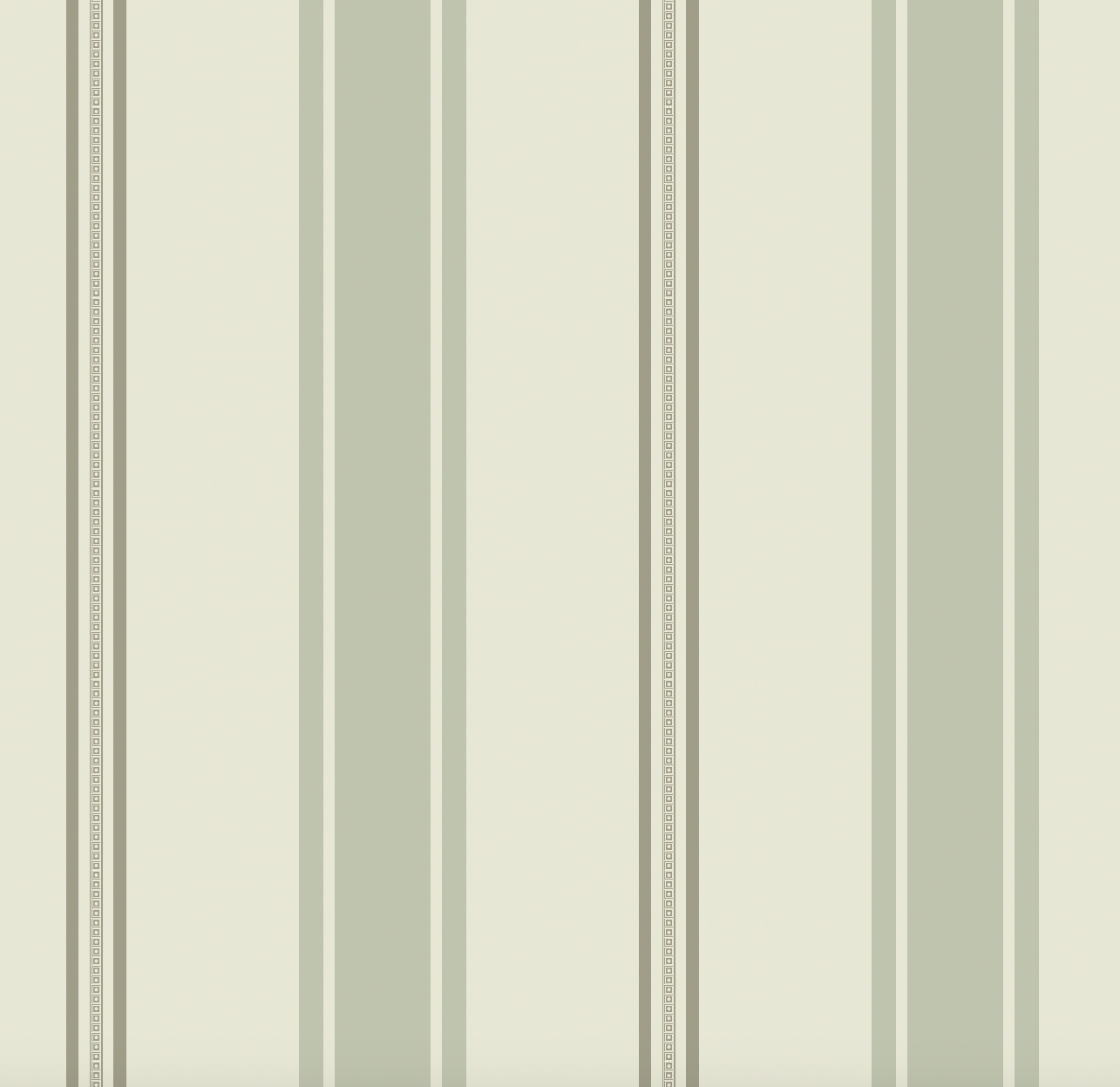 Frances Striped Wallpaper in Beige, Blue, Green and Gold