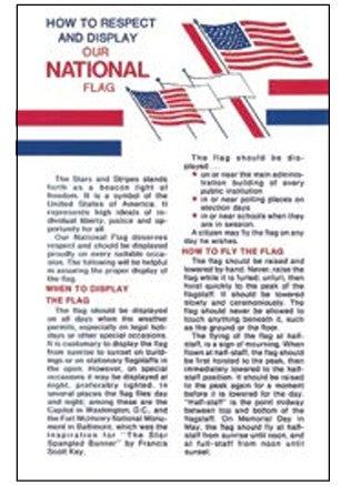 Flag Etiquette