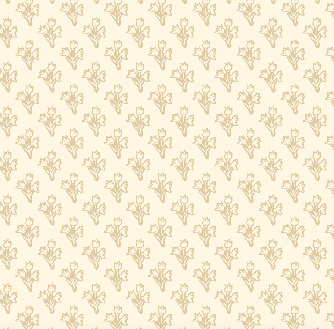 Ruthie Floral Wallpaper: Sage Green, Cream & Dusty Blue Traditional