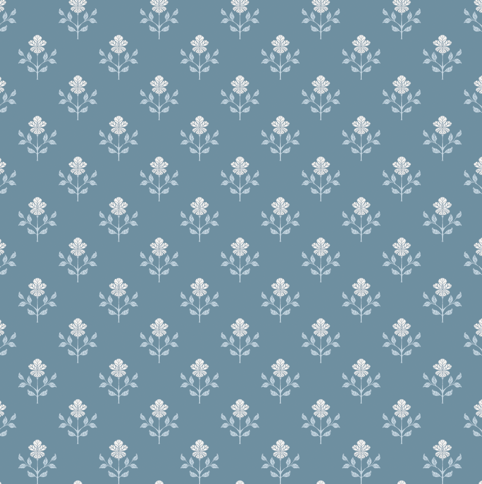 Shiloh Floral Removable Wallpaper in Sage-Green and Dusty-Rose