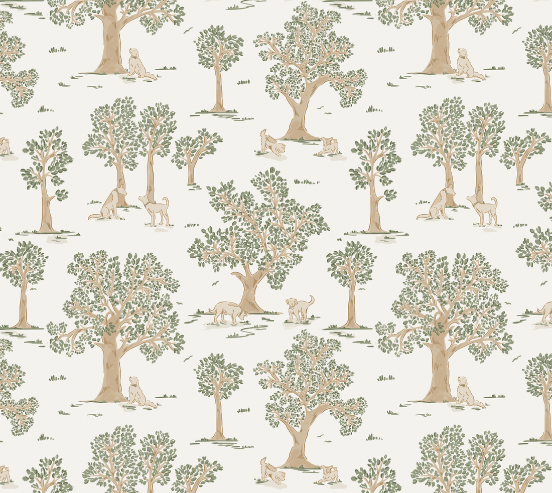 Camden Removable Peel and Stick Wallpaper by Beeky Illustration