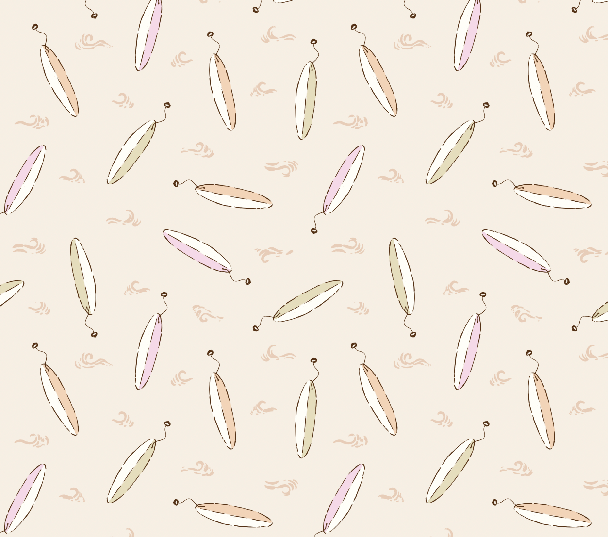 Brody Wallpaper: Mint Green, Tan & Cream Coastal Nautical