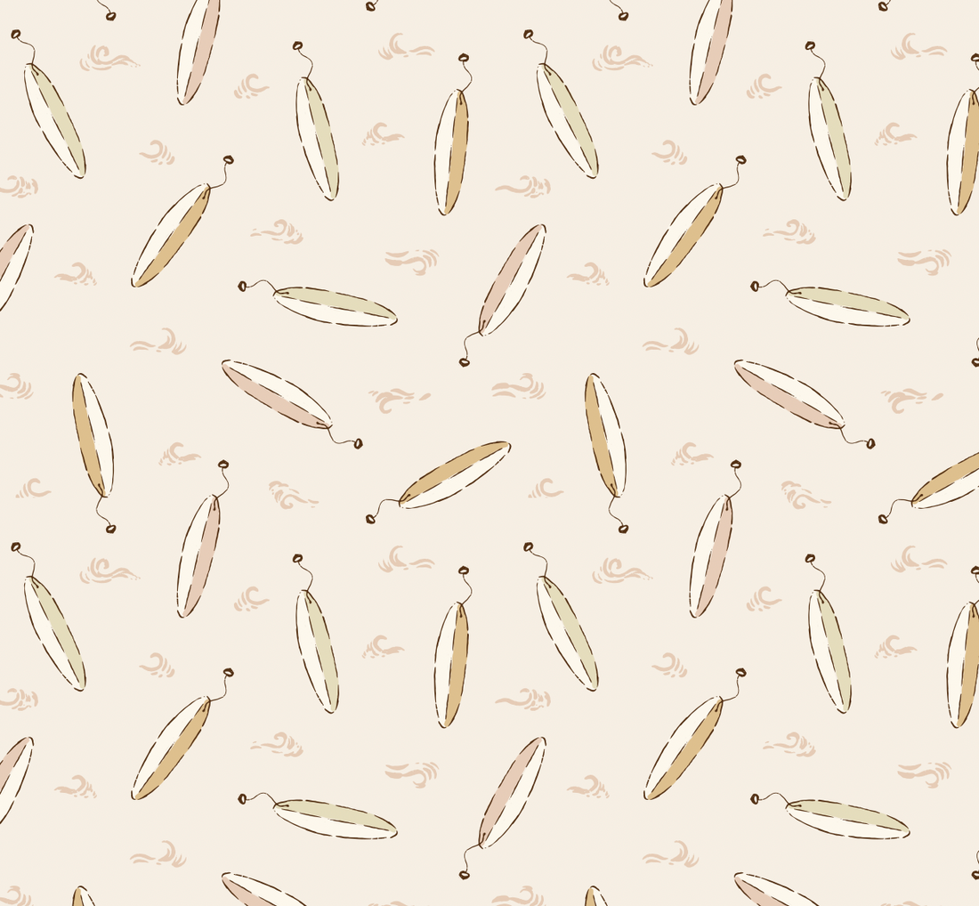 Brody Wallpaper: Mint Green, Tan & Cream Coastal Nautical