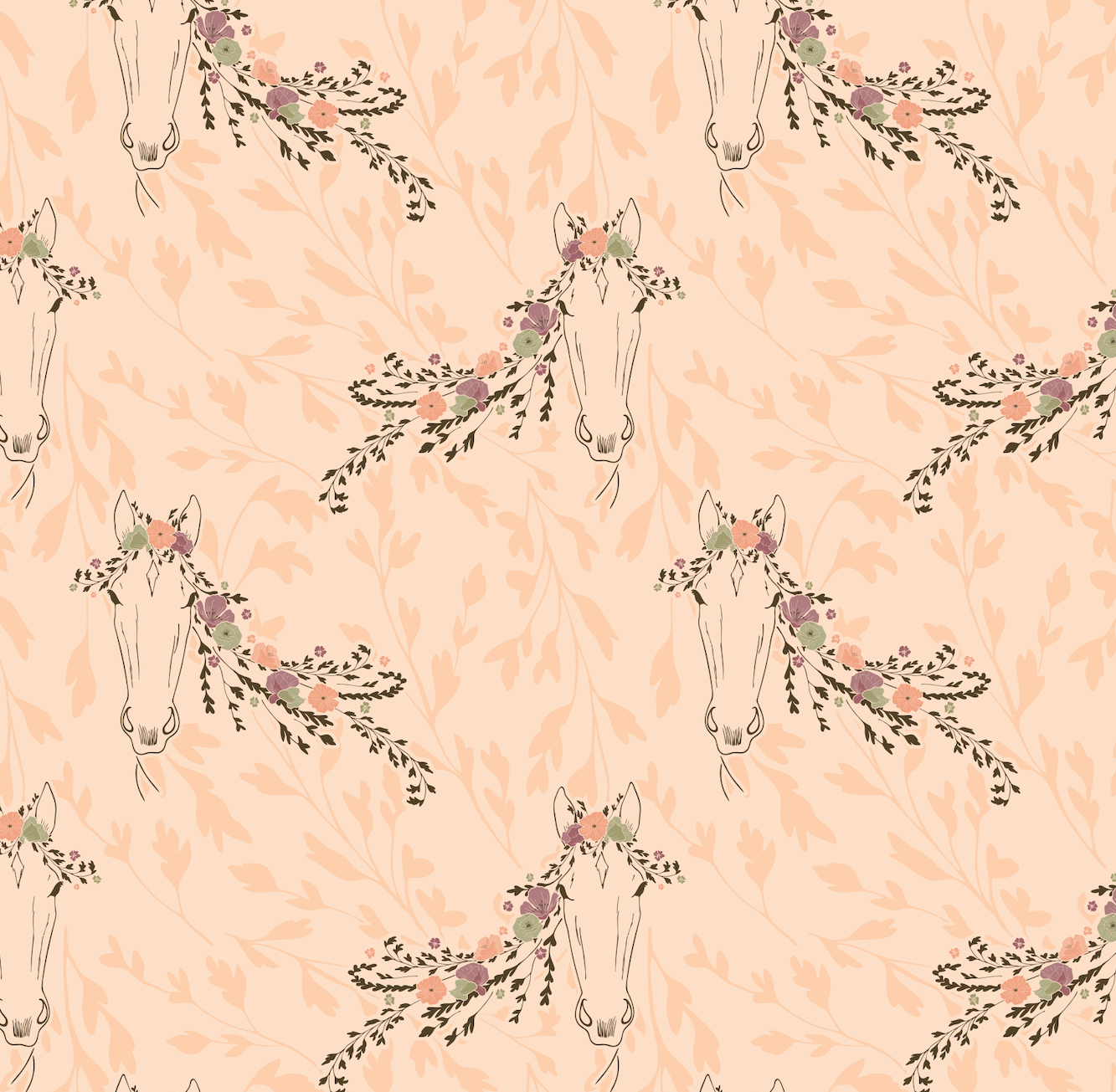 Trixie Removable Peel and Stick Wallpaper by Hearten Design