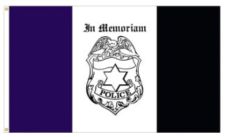 Police Mourning Flag