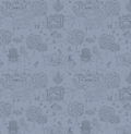 Ginny Whimsical Wallpaper in Pink, Blue, and Green