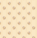 Kate Floral Wallpaper in Cream, Muted-Pink, Sage-Green, and Tan