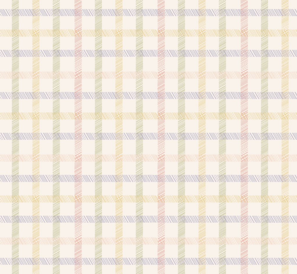 Carson Pastel Plaid Removable Wallpaper for Nursery & Traditional Decor