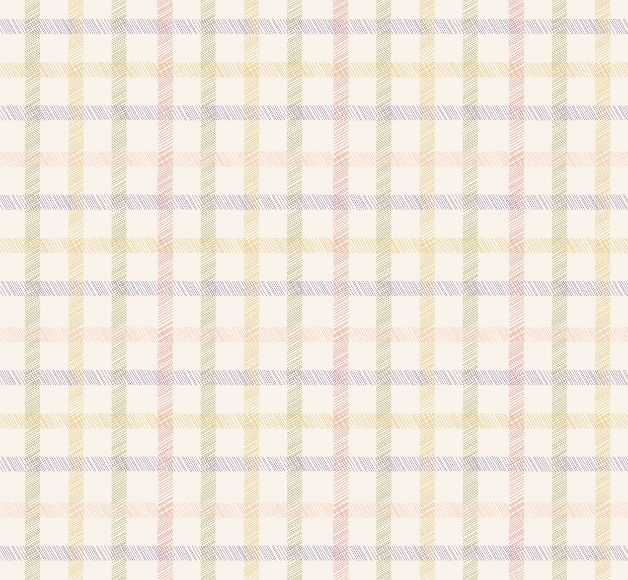 Carson Pastel Plaid Removable Wallpaper for Nursery & Traditional Decor