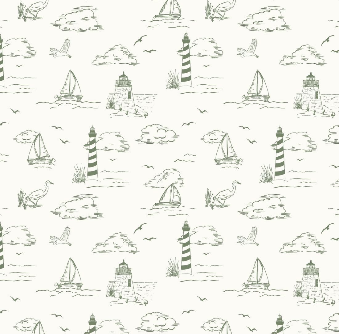Brant Coastal Wallpaper - Traditional Nautical Design