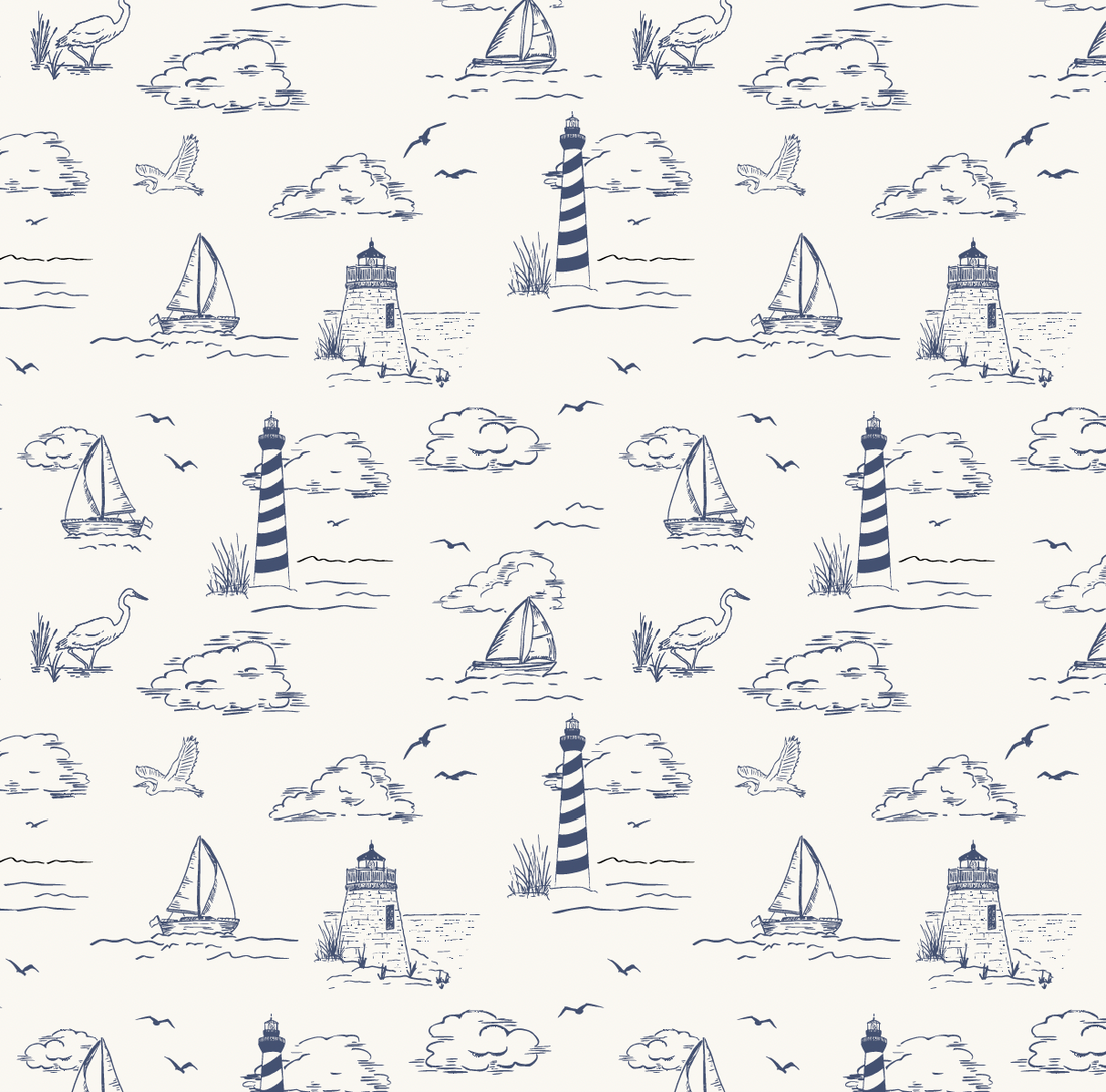 Brant Coastal Wallpaper - Traditional Nautical Design