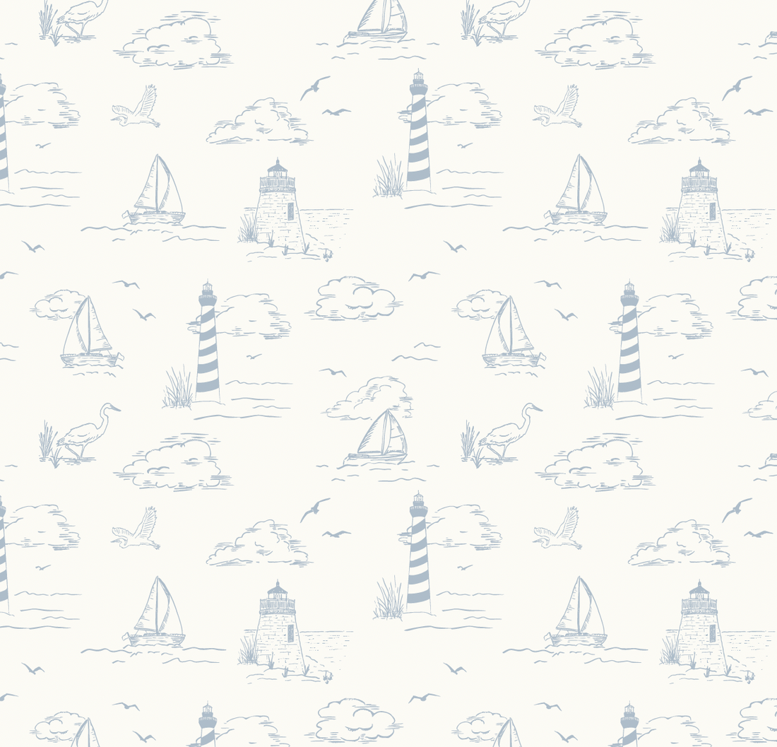 Brant Coastal Wallpaper - Traditional Nautical Design