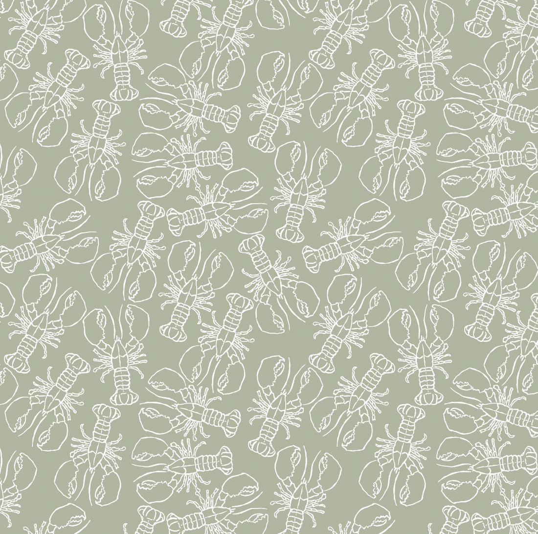 Lachlan Animal Print Wallpaper - Coastal Whimsical Decor