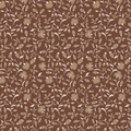 Avie Floral Wallpaper in Mauve and Charcoal Minimalist Design