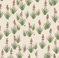 Yucca Floral Removable Wallpaper in Sage and Mauve