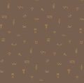 Carver Geometric Wallpaper in Brown and Gold