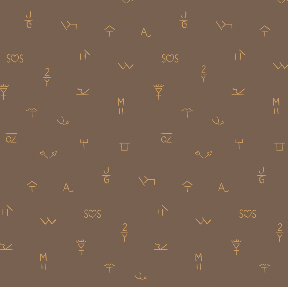 Carver Geometric Wallpaper in Brown and Gold