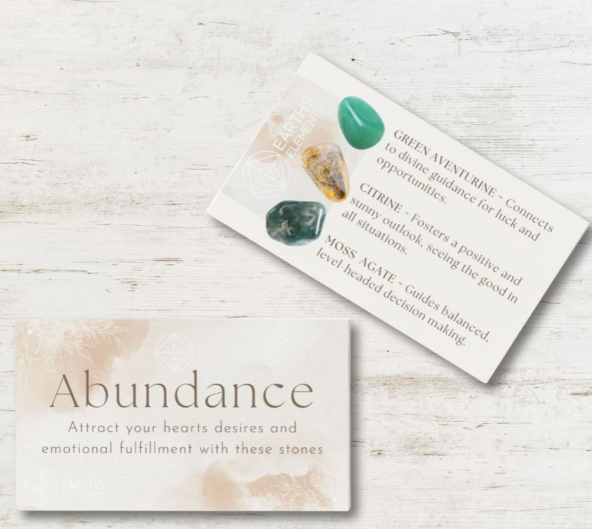 Intentions Bracelet Set – Abundance (Citrine, Green Aventurine & Moss Agate)